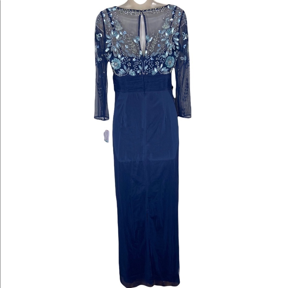 NWT JS Collection Bead Mesh Illusion Column Gown … - image 5
